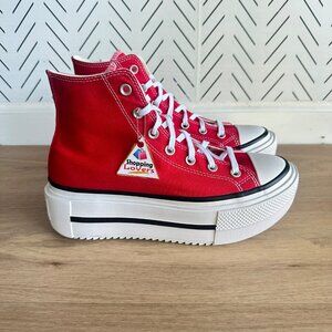 ⭐Converse Chuck Taylor Lift Double Stack Platform Size 7 Men's Shoes Red A15542C